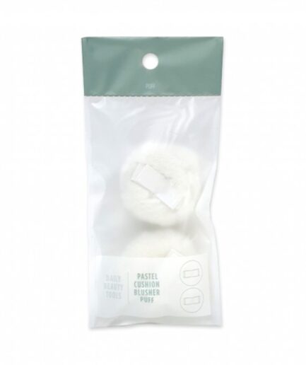 Daily Beauty Tools Pastel Cushion Blusher Puff - 1pack (2pcs)