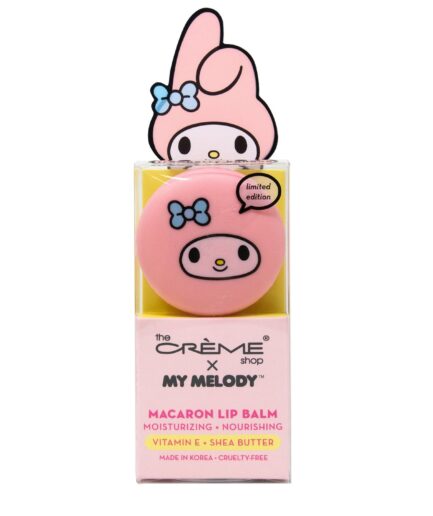 [THE CREME SHOP] My Melody Macaron Lip Balm - Strawberry Banana