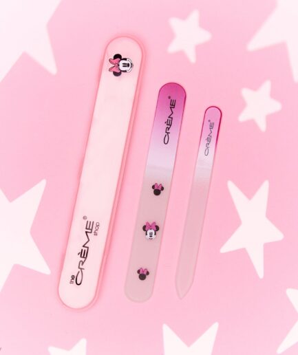 [THE CREME SHOP]Minnie Mouse Crystal Nail File Duo with Travel Case
