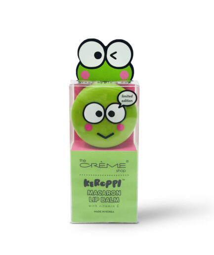 [THE CREME SHOP]Keroppi Macaron Lip Balm - Green Apple A Day