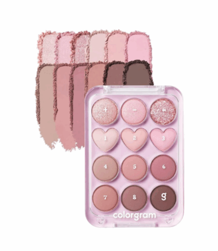 [colorgram] Pin Point Eyeshadow Palette #02 Pink Mauve
