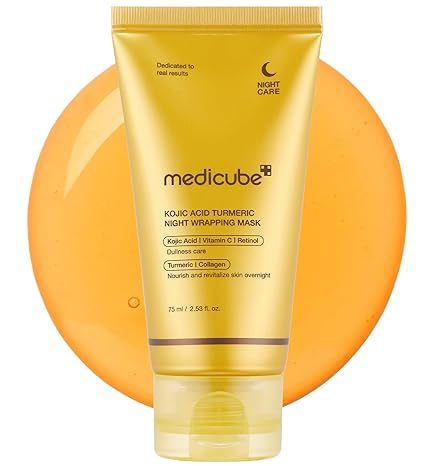 [MEDICUBE] Kojic Acid Turmeric Night Wrapping Mask