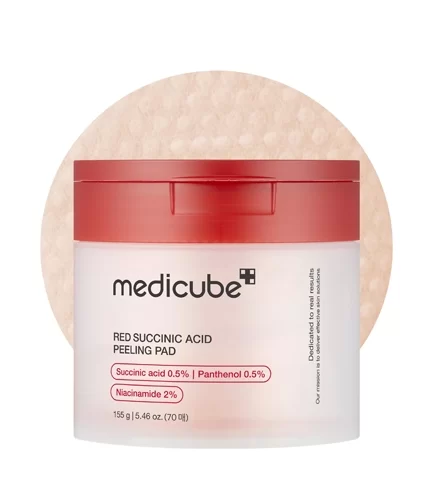 [MEDICUBE}Red Succinic Acid Peeling Pad (70ea)